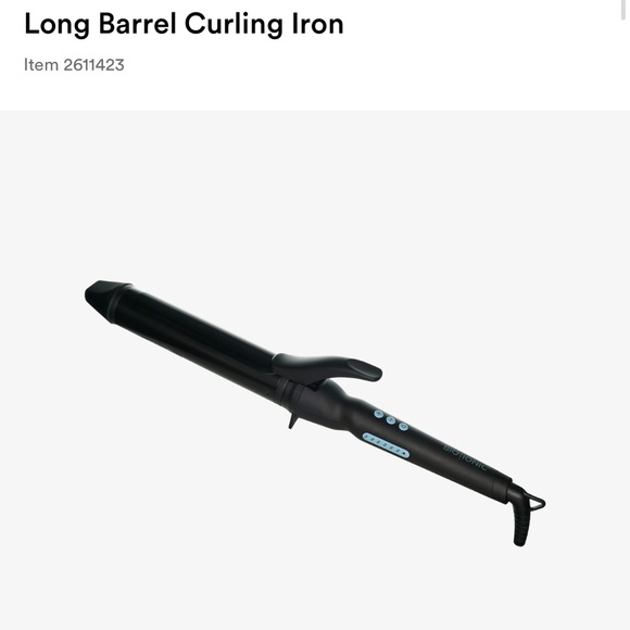 bio ionic curling iron size 1.5 - Picture 1 of 1